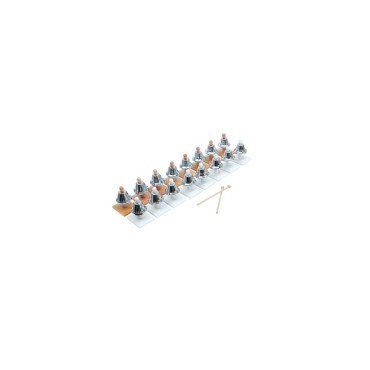 16 CLOCHETTES EN BOIS