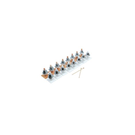 16 CLOCHETTES EN BOIS