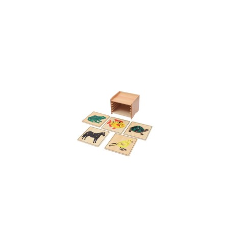 CABINET DE ZOOLOGIE - 5 PUZZLES