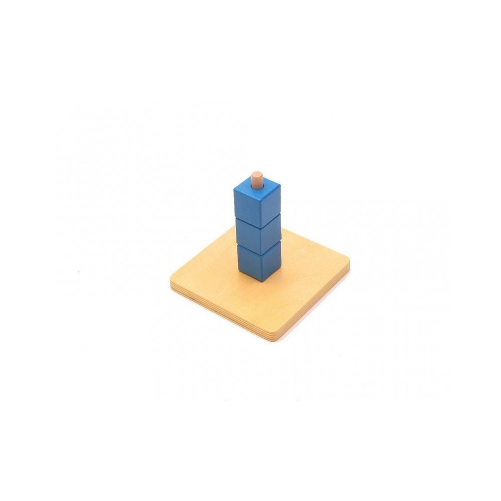CUBES SUR TIGE VERTICALE