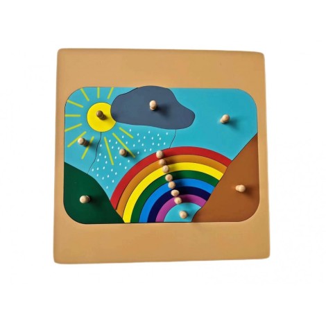 PUZZLE DE L'ARC EN CIEL