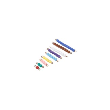 PERLES COLORÉES DE 1 À 9