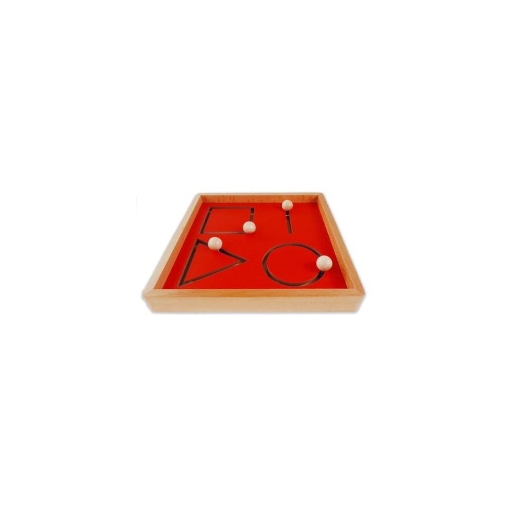 PLATEAU À FORMES GÉOMÉTRIQUES