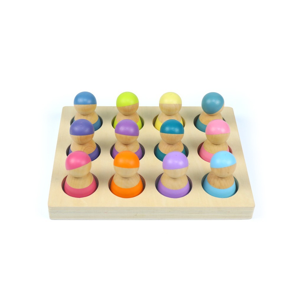 FIGURINES PASTEL + BOÎTE D'ENCASTREMENT