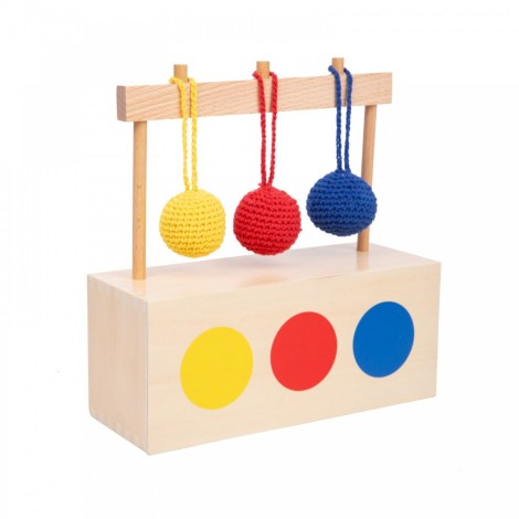 PRÉSENTOIR POUR 3 BALLES EN TRICOT