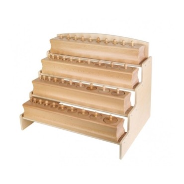 4 BLOCS D'EMBOÎTEMENTS CYLINDRIQUES AVEC SUPPORT