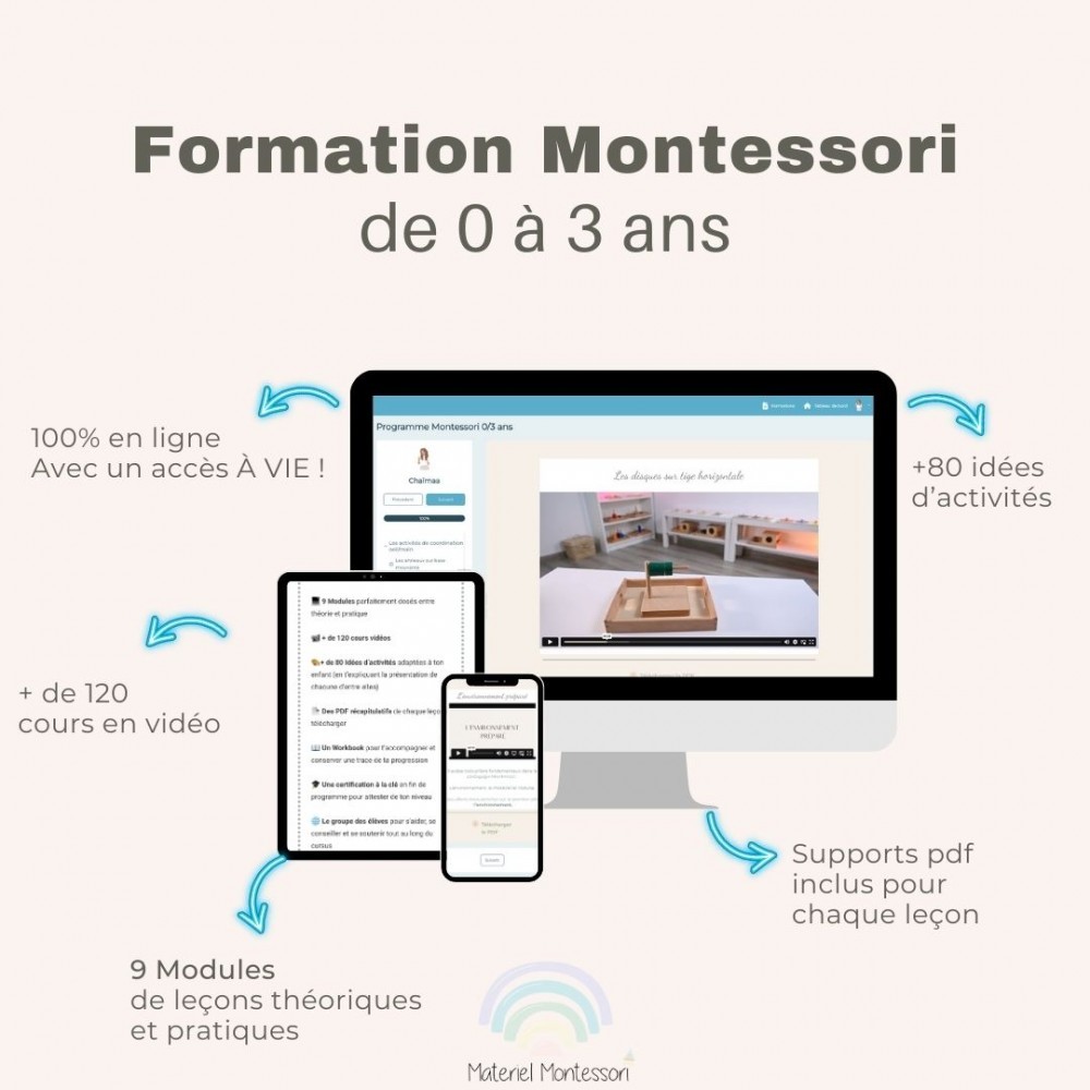 FORMATION MONTESSORI - 0/3 ans