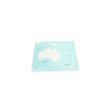 CARTE DE CONTRÔLE DE l'AUSTRALIE - non renseignée