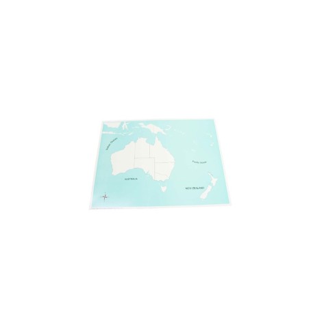 CARTE DE CONTRÔLE DE l'AUSTRALIE - non renseignée