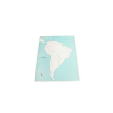 CARTE DE CONTRÔLE DE l'AMÉRIQUE DU SUD - Non renseignée
