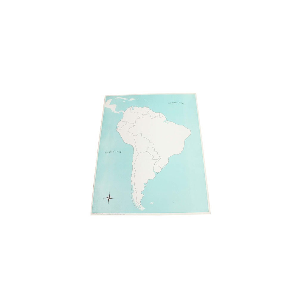 CARTE DE CONTRÔLE DE l'AMÉRIQUE DU SUD - Non renseignée