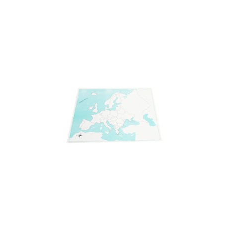 CARTE DE CONTRÔLE DE L'EUROPE - non renseignée
