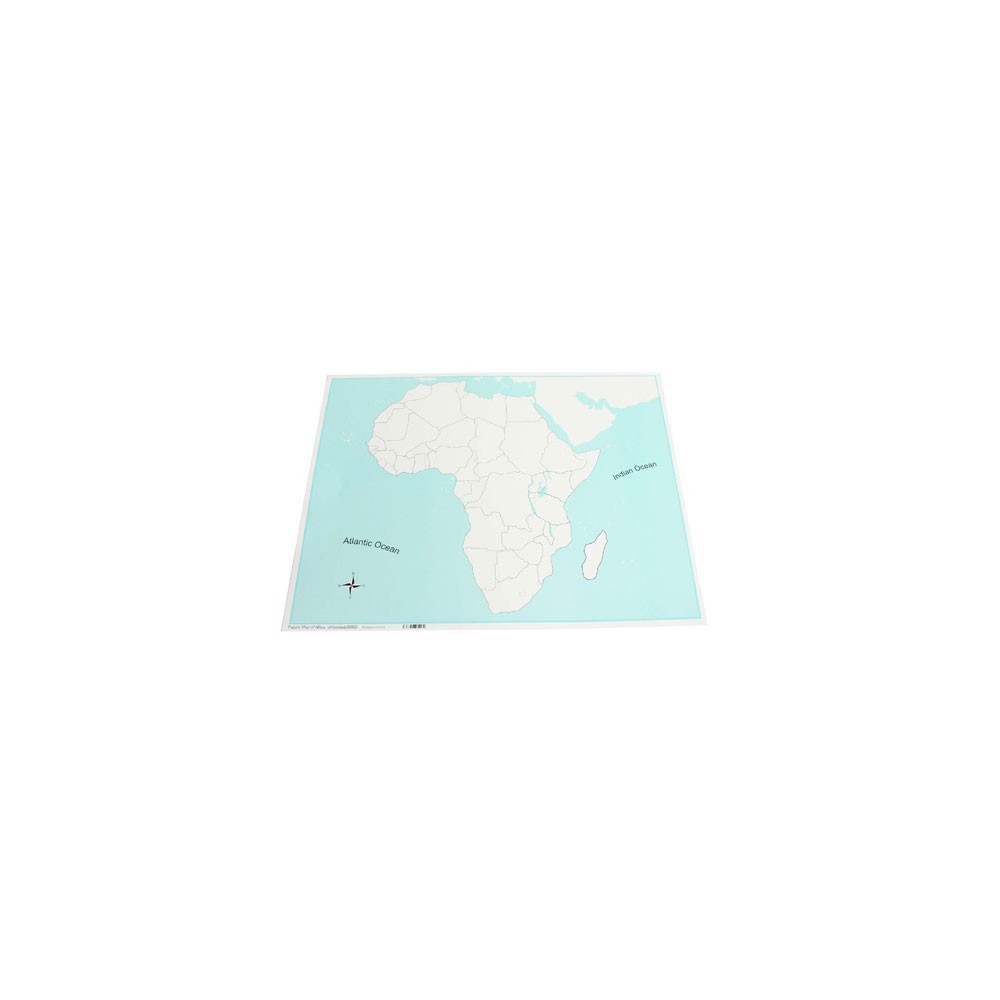 CARTE DE CONTRÔLE DE L'AFRIQUE - non renseignée