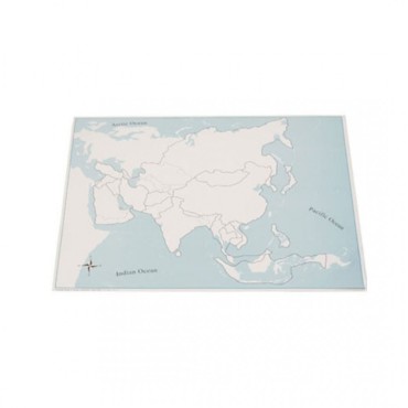 CARTE DE CONTRÔLE DE L'ASIE - non renseignée