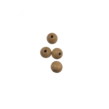 12 PERLES EN BOIS À ENFILER