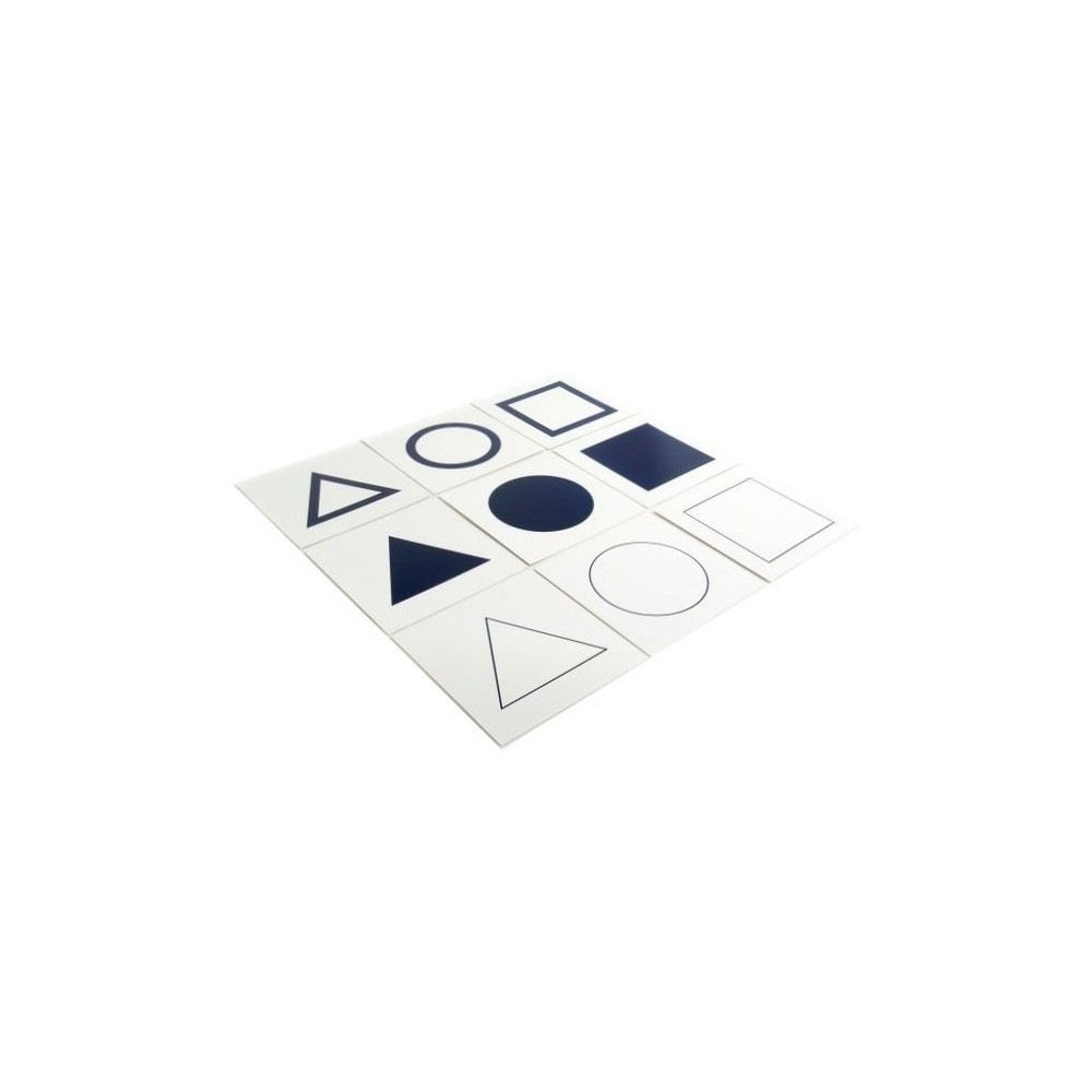 CARTES POUR PLATEAU DE PRÉSENTATION GÉOMÉTRIQUE