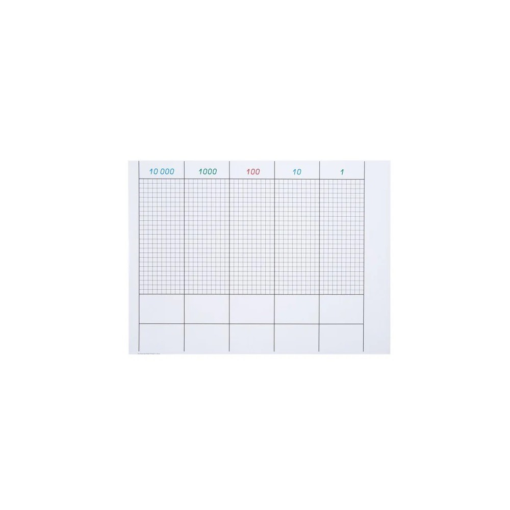 50 FEUILLES D'EXERCICES : TABLE À POINTS