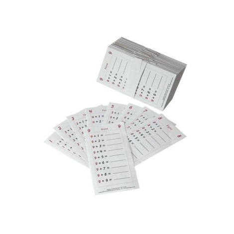 FEUILLES DES TABLES D'ADDITION