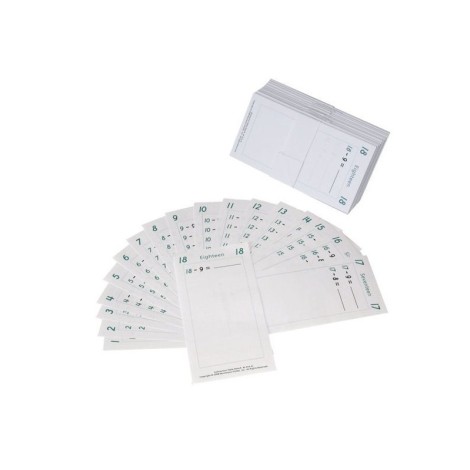 FEUILLES DES TABLES DES SOUSTRACTIONS