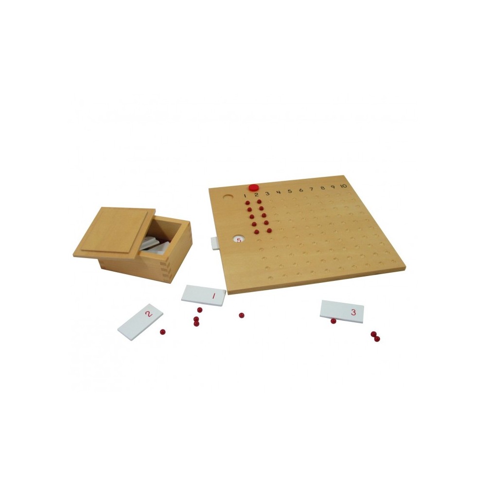 TABLEAU DE LA MULTIPLICATION AVEC PERLES