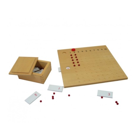 TABLEAU DE LA MULTIPLICATION AVEC PERLES