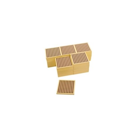 45 PLAQUES DES CENTAINES EN BOIS