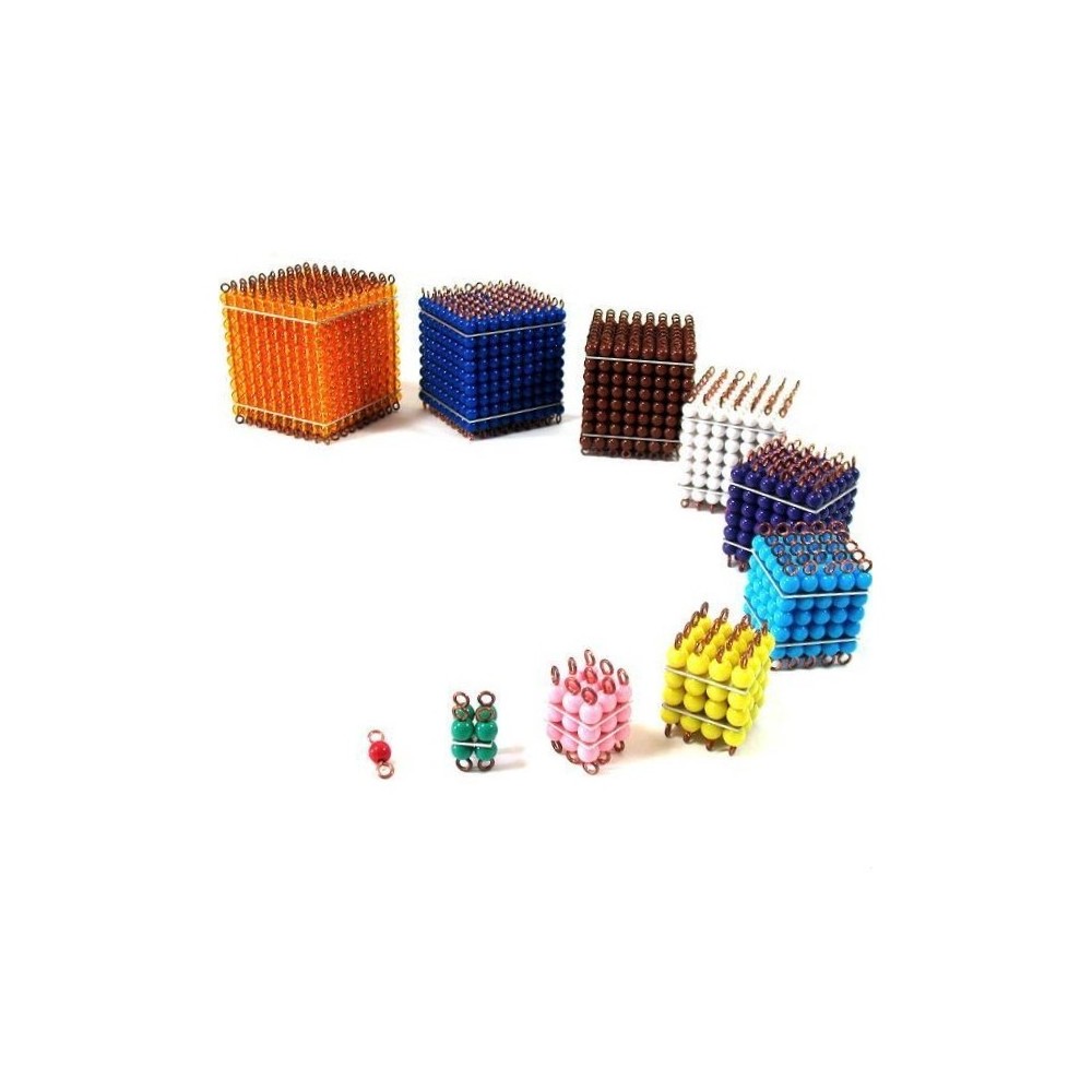 CUBES DE PERLES COLORÉES