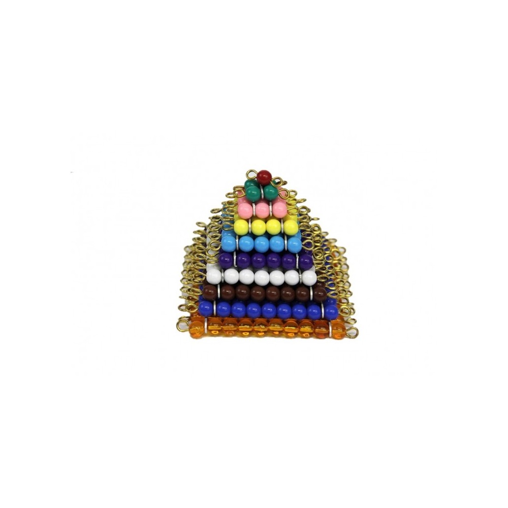 PYRAMIDE DE PERLES COLORÉES
