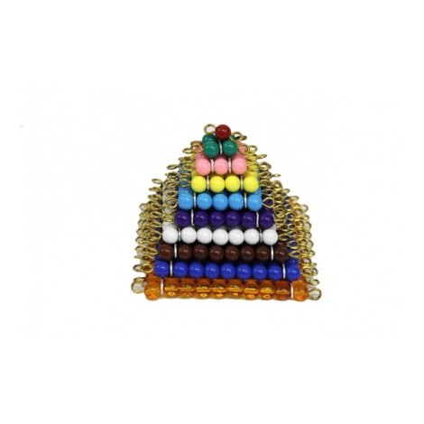 PYRAMIDE DE PERLES COLORÉES