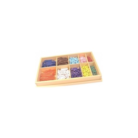 BOÎTE DE PERLES COLORÉES DE 1 À 10