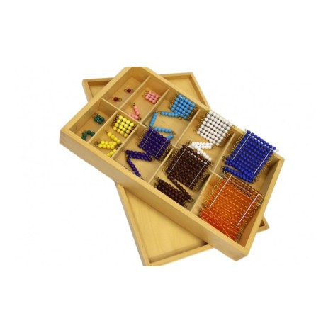 BOÎTE DES CHAÎNES ET DES CARRÉS DE 1 À 10