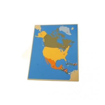 PUZZLE CARTE DE l'AMÉRIQUE DU NORD
