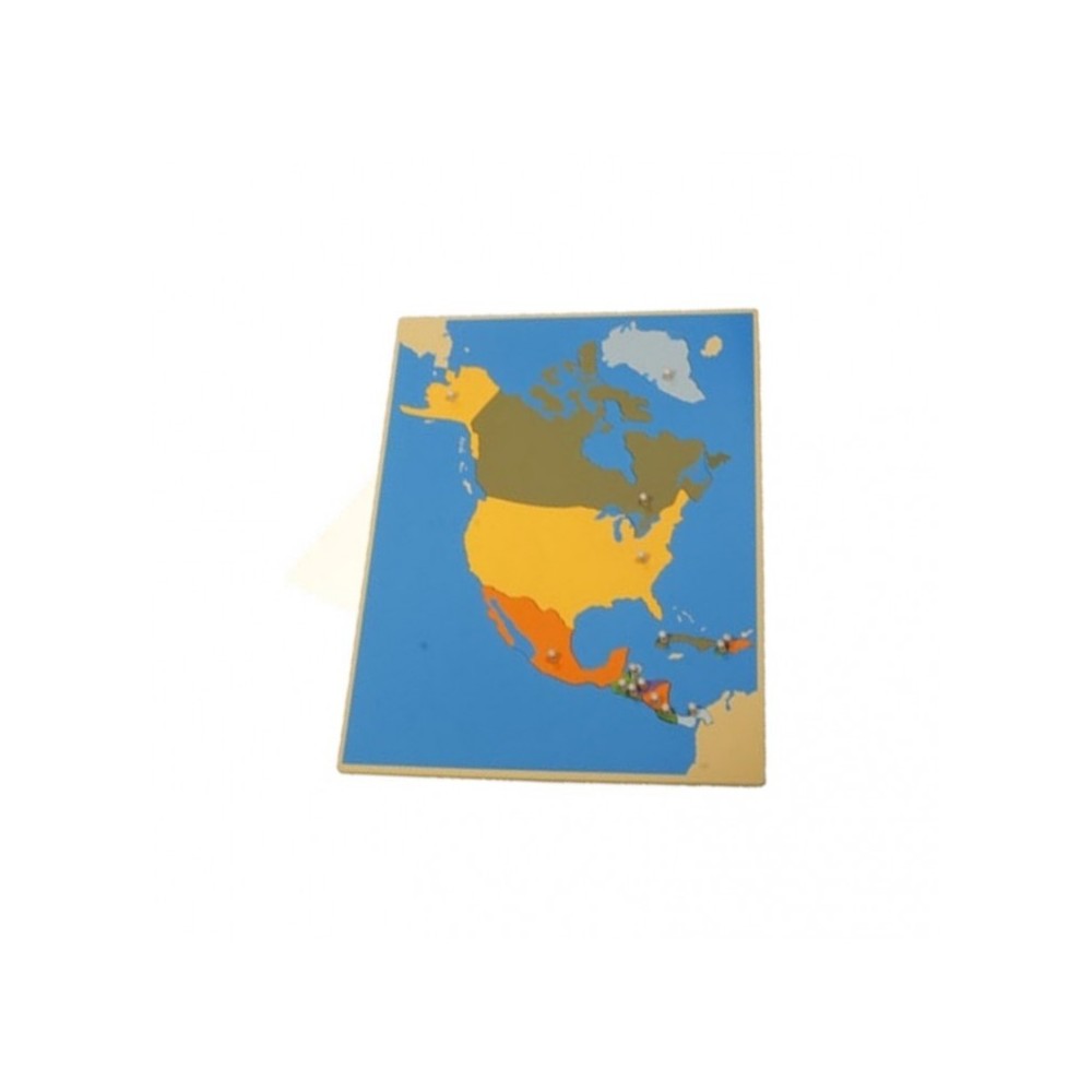 PUZZLE CARTE DE l'AMÉRIQUE DU NORD