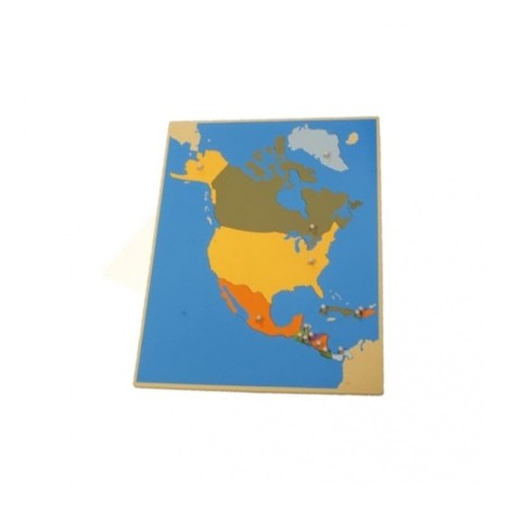 PUZZLE CARTE DE l'AMÉRIQUE DU NORD