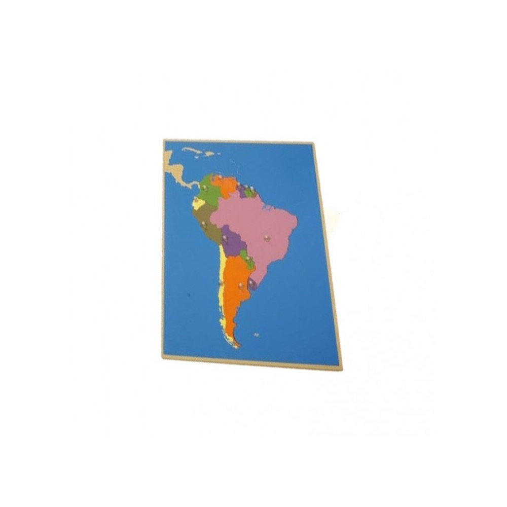 PUZZLE CARTE DE L'AMÉRIQUE DU SUD