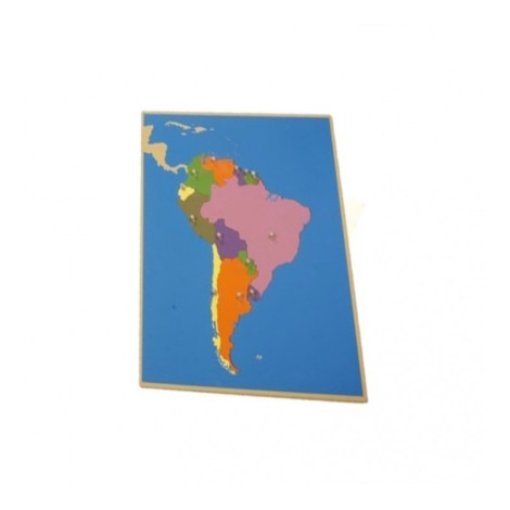 PUZZLE CARTE DE L'AMÉRIQUE DU SUD