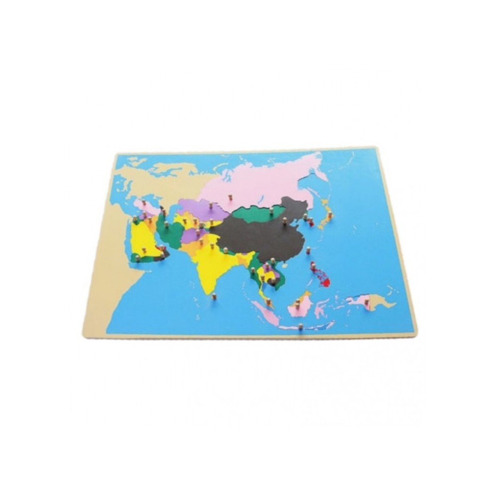PUZZLE CARTE DE L'ASIE