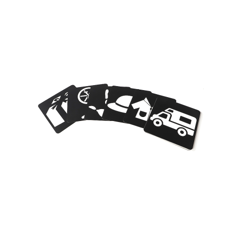 CARTES IMAGES CONTRASTÉES - NOIR ET BLANC