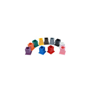 11 POTS À CRAYON EN BOIS