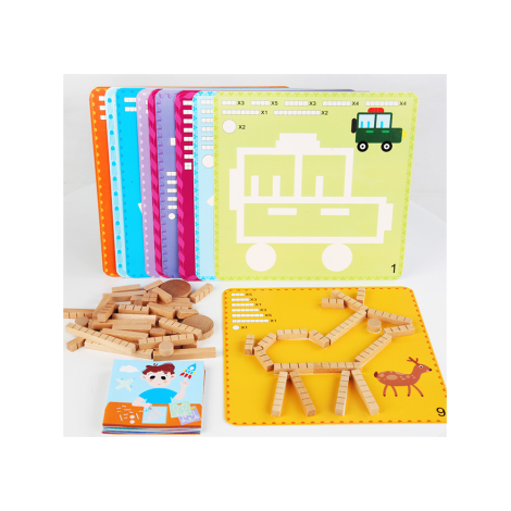 PLANCHETTES EN BOIS + FICHES