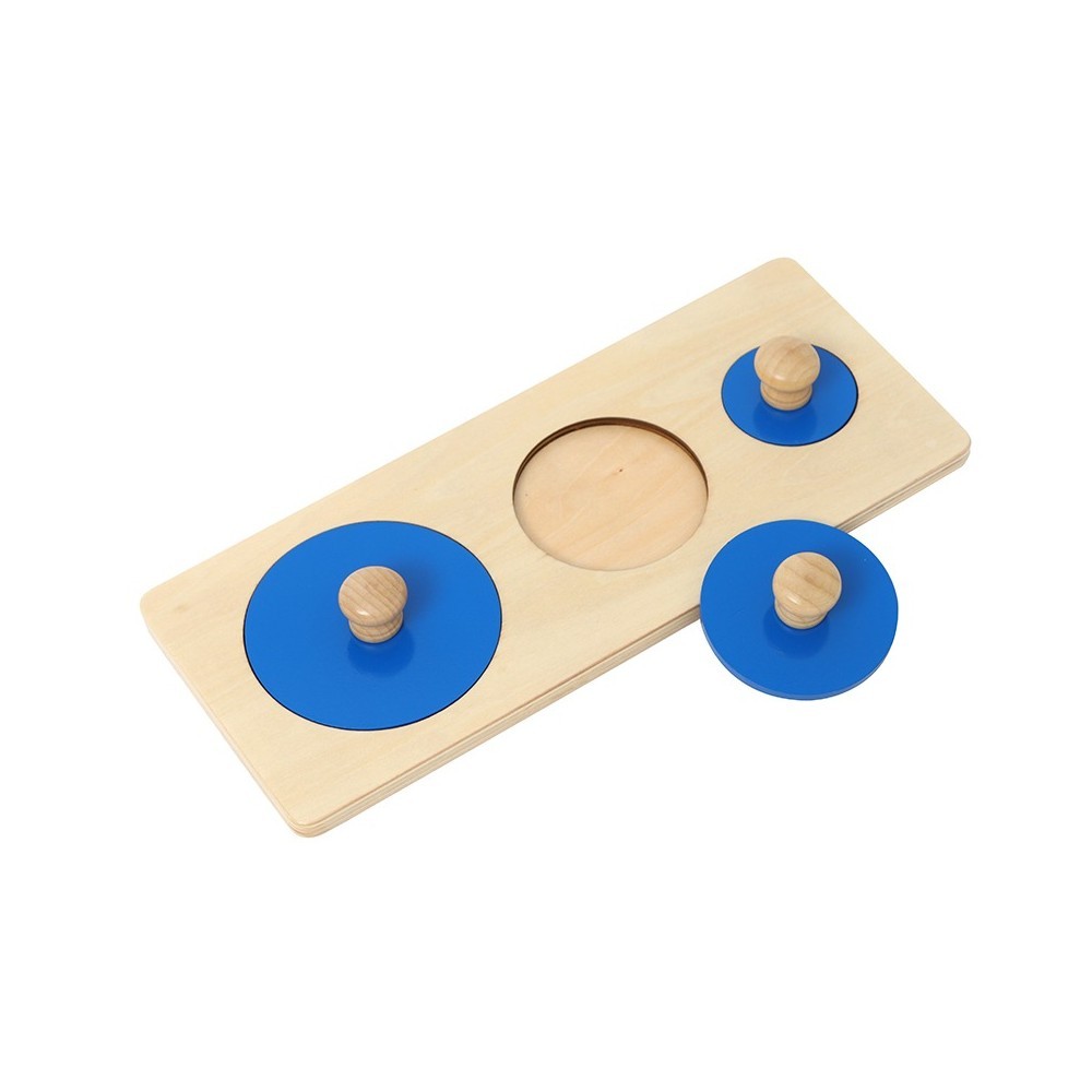 PUZZLE 3 CERCLES BLEUS