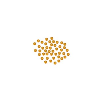 100 UNITÉS DE PERLES DORÉES