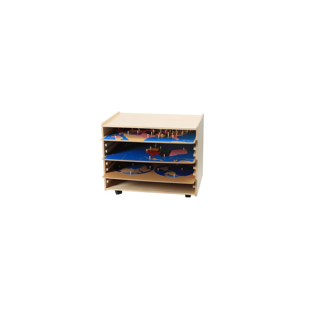 CABINET DE GÉOGRAPHIE - 8 CARTES PUZZLES