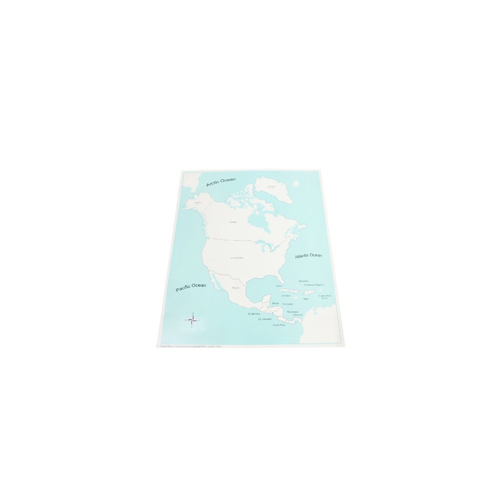 CARTE DE CONTRÔLE DE L'AMÉRIQUE DU NORD (FRANÇAIS)