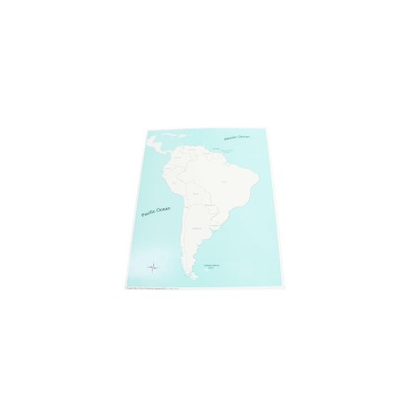 CARTE DE CONTRÔLE DE l'AMÉRIQUE DU SUD (FRANÇAIS)