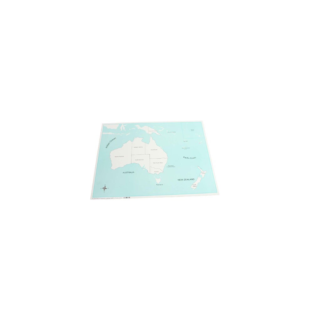 CARTE DE CONTRÔLE DE l'AUSTRALIE (FRANÇAIS)